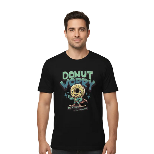 Donut Worry Herr Studiobild - Avslappnade armar