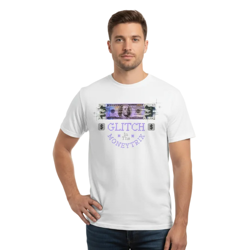 Glitch Money Trap Herr Studiobild - Hand på höft