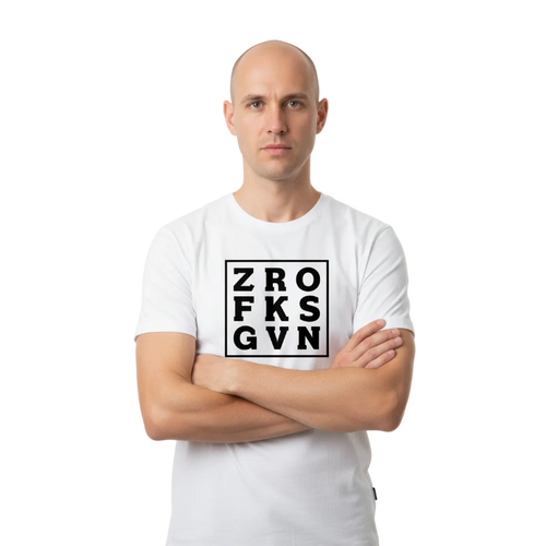 Zero F*cks Given Studiobild - Korsade armar